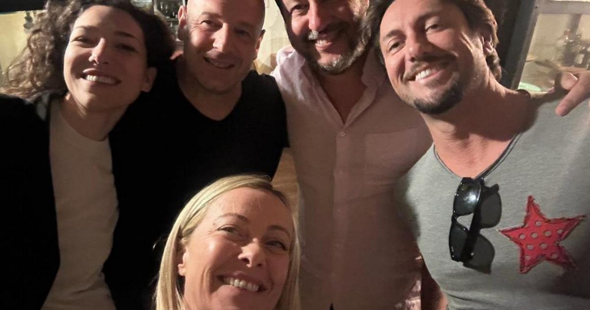 La premier Giorgia Meloni e il Ministro Salvini a cena insieme a Bolgheri